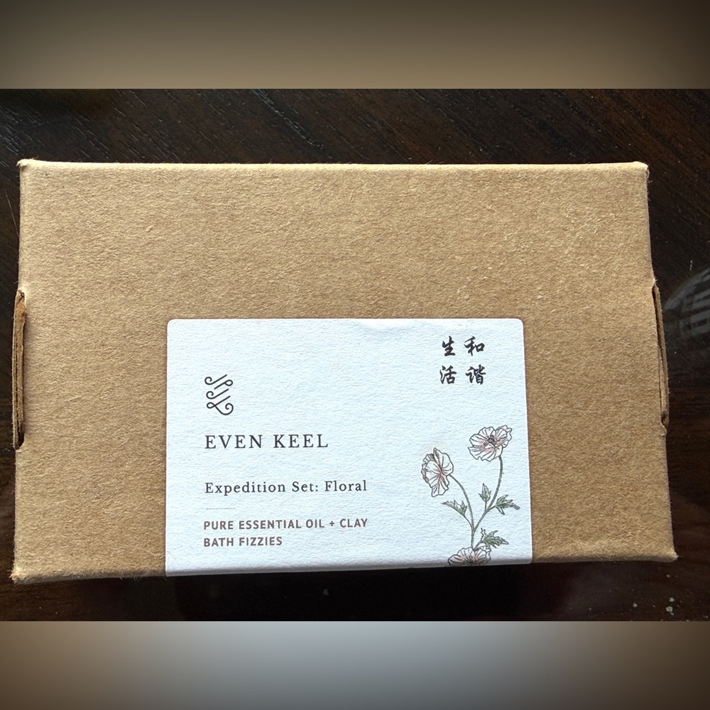 Even Keel Expedition Floral Bath Bombs Gift Set of 6, Shea Butter Essential Oils